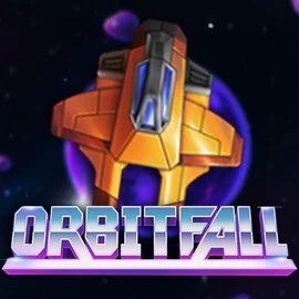 Orbitfall slot logo by ELK Studios at BetJets Casino